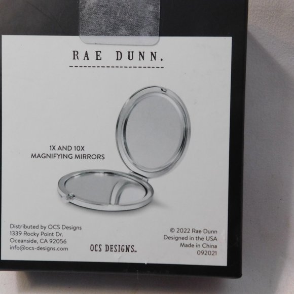 Rae Dunn Compact Magnification Mirror Dream Big - Picture 3 of 5